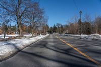 Straight Down the Road in Ontario, Canada