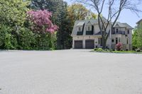 Canada Suburban Neighborhood with Clear Sky and Homes