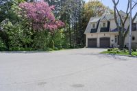 Canada Suburban Neighborhood with Clear Sky and Homes