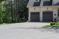 Canada Suburban Neighborhood with Clear Sky and Homes