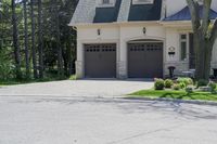 Canada Suburban Neighborhood with Clear Sky and Homes