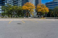 Urban Street in Canada's Toronto, Ontario