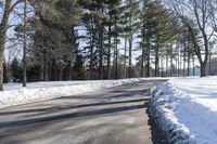 Winter Road in Ontario, Canada