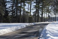 Winter Road in Ontario, Canada