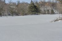 Canada Winter Scene: Frozen Lake