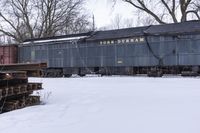 Canadian Architecture: Snow Covered Building