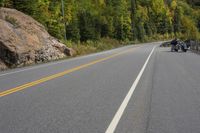 Canadian Asphalt Road in Ontario