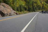 Canadian Asphalt Road in Ontario