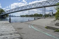 Canadian Cityscape of Coastal City