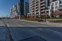 Canadian Cityscape: High-Rise Buildings and Residential Streets