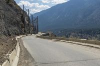 Canadian Highland Road: Surrounded by Nature and Trees with Clouds Above