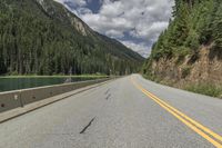 Canadian Highlands: Forest Road with Straight-Down-the-Road POV