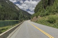 Canadian Highlands: Forest Road with Straight-Down-the-Road POV