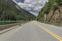 Canadian Highlands: Forest Road with Straight-Down-the-Road POV