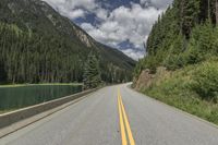 Canadian Highlands: Forest Road with Straight-Down-the-Road POV