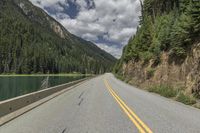 Canadian Highlands: Forest Road with Straight-Down-the-Road POV