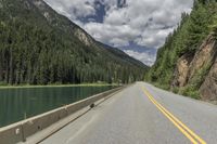 Canadian Highlands: Forest Road with Straight-Down-the-Road POV