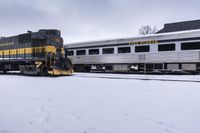 Canadian Industrial Landscape: Factories and Railroad