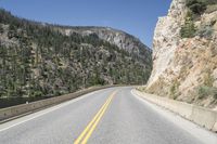 Canadian Landscape: Mountain Road in Lillooet 001