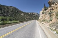 Canadian Landscape: Mountain Road in Lillooet