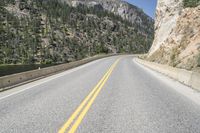 Canadian Landscape: Mountain Road in Lillooet