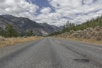 Canadian Landscape: Mountains and Clouds