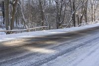 Canadian Landscape in Ontario: Forest Road