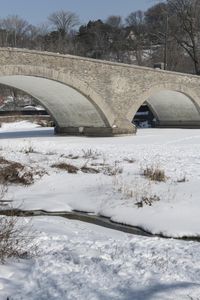 Canadian Landscape: Winter Snow Covered Toronto