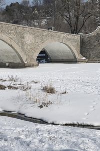 Canadian Landscape: Winter Snow Covered Toronto