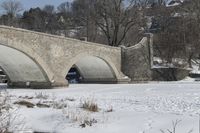 Canadian Landscape in Winter: Snowy Views Near Toronto