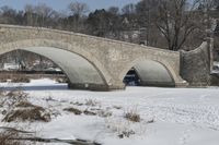 Canadian Landscape in Winter: Snowy Views Near Toronto