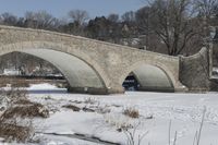 Canadian Landscape in Winter: Snowy Views Near Toronto