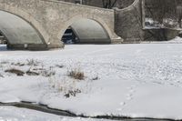 Canadian Landscape in Winter: Snowy Views Near Toronto