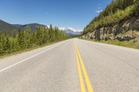 Canadian Mountain Landscape with Clear Sky