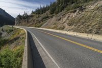 Canadian Mountain Landscape with Forest and Clouds - 002