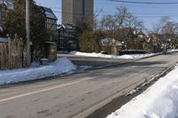 Canadian Residential Architecture: A Winter Scene