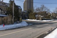 Canadian Residential Architecture: A Winter Scene