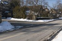 Canadian Residential Architecture: A Winter Scene