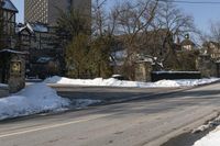 Canadian Residential Architecture: A Winter Scene