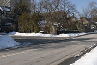 Canadian Residential Architecture: A Winter Scene