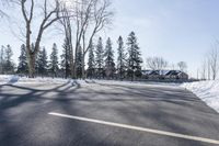 Canadian Residential Streets: Snow Covered and Serene