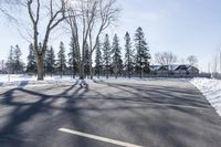 Canadian Residential Streets: Snow Covered and Serene