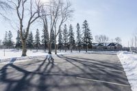 Canadian Residential Streets: Snow Covered and Serene