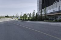 Canadian Road: A View of Buildings and Factory Against Clouds