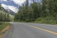 Canadian Road in Lillooet, British Columbia: Mountain Landscape