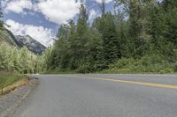 Canadian Road in Lillooet, British Columbia: Mountain Landscape