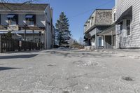 Canadian Suburb House Shop under Clear Sky 003