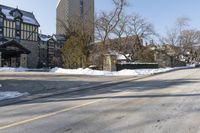 Canadian Suburb Urban Design under Clear Sky