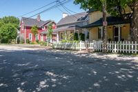 Canadian Suburban House under Clear Sky