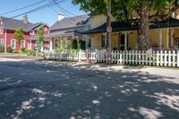 Canadian Suburban House with Clear Sky